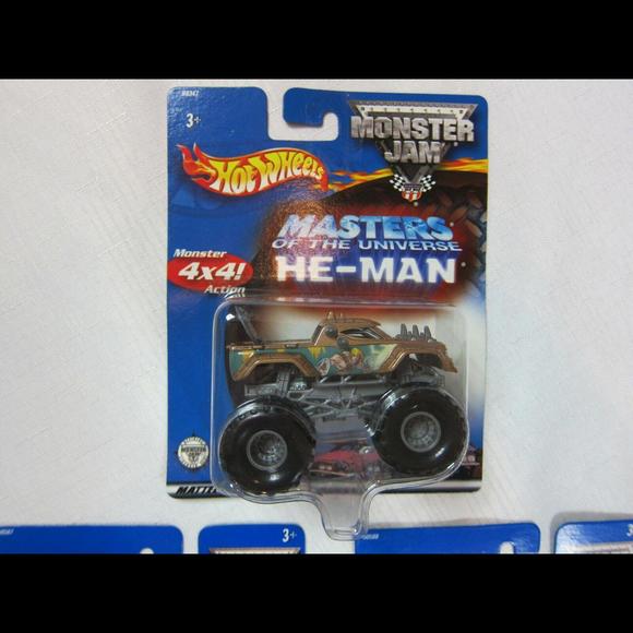 Lot of 3 Vintage Hot Wheels Monster Jam Wolverine, Spider-Man & He-Man 1:64 NEW - Picture 10 of 12